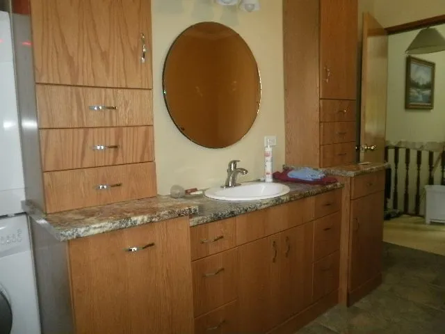 Renovation project with framing detail