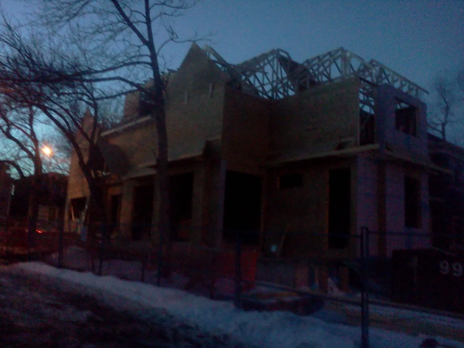Shop build construction site